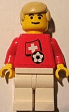 LEGO Soccer Player (soc024s03) Sports Minifigure