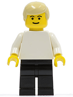 LEGO Soccer Player White/Black Team Player 2 (soc025) minifigure