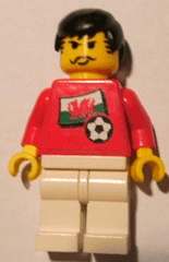 LEGO Soccer Player (soc030s04) Sports Minifigure