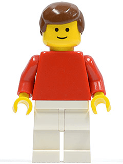 LEGO Soccer Player Red/White Team Player 4 (soc036) minifigure