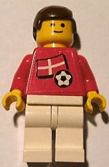 LEGO Soccer Player (soc036s01) Sports Minifigure