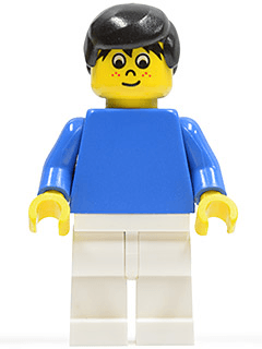 LEGO Soccer Player Blue/White Team Player 5 (soc039) minifigure
