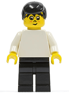 LEGO Soccer Player White/Black Team Player 5 (soc041) minifigure