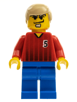 LEGO Soccer Player (soc063) minifigure