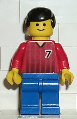LEGO Soccer Player (soc064) Sports Minifigure