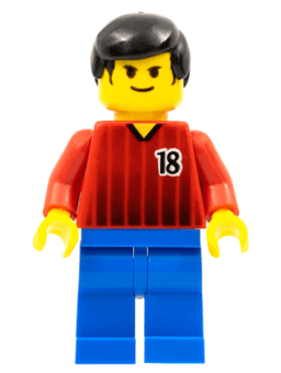 LEGO Soccer Player (soc070) minifigure