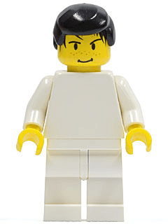 LEGO Soccer Player White Team Player 1 (soc071) Sports Minifigure