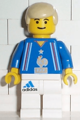 LEGO Soccer Player French Team (soc104) Sports Minifigure