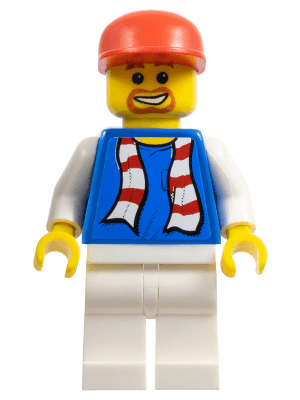 LEGO Soccer Fan Blue (soc114s) Sports Minifigure
