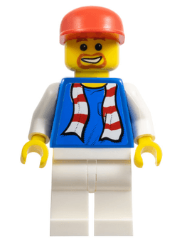 LEGO Soccer Fan Blue (soc114s) minifigure
