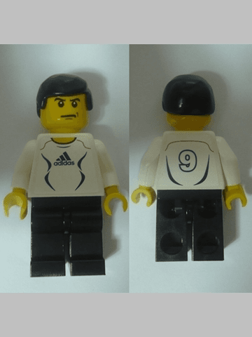 LEGO Soccer Player White (soc126s) Sports Minifigure