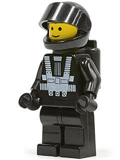 LEGO Blacktron I (sp001) Space Minifigure