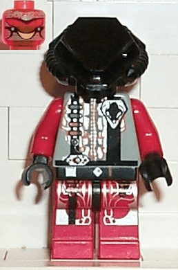 UFO Zotaxian Alien - Red Pilot with Plain Black Helmet (Chamon)