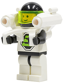 LEGO Blacktron 2 with Jet Pack (sp055) Space Minifigure