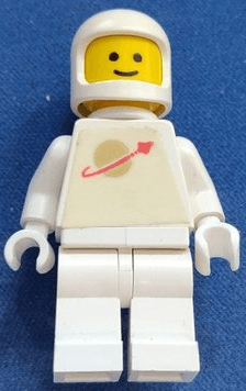Classic Space - White with Air Tanks, Stickered Torso Pattern