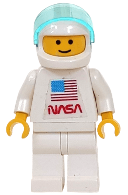 Shuttle Astronaut with NASA Sticker on Torso