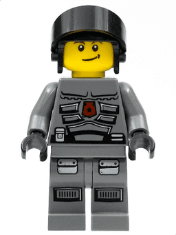 LEGO Space Police 3 Officer 8 (sp106) minifigure