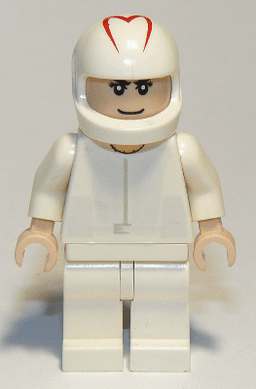 LEGO Speed Racer White Racing Coveralls (sr008) minifigure