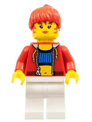 LEGO Female with Crop Top and Navel Pattern (stu010a) LEGO Minifigure