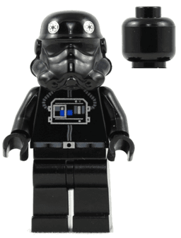 LEGO Imperial TIE Fighter / Interceptor Pilot (sw0035b) minifigure