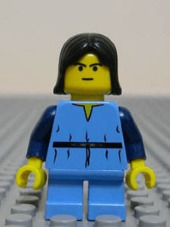 Boba Fett, Young - Medium Blue Shirt, Yellow Head