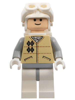 Hoth Rebel - Light Nougat Head, White Visor Goggles