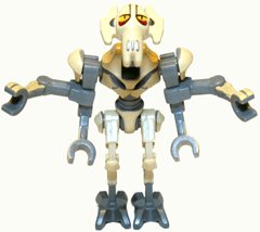 General Grievous - Bent Legs, Tan Armor