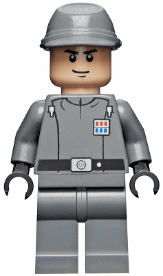LEGO Imperial Officer (Captain / Commandant / Commander) (sw0376) Star Wars Minifigure