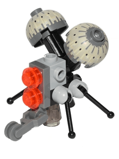 Buzz Droid - Dark Bluish Gray Dome Tops, Zipline Handle