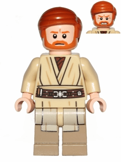 LEGO Obi-Wan Kenobi (Dark Tan Printed Legs) (sw0535) Star Wars Minifigure
