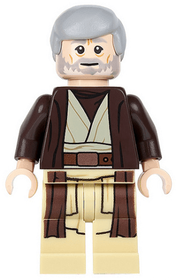 LEGO Obi-Wan Kenobi (Dark Brown Hooded Coat) (sw0552) Star Wars Minifigure