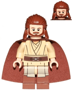 LEGO Qui-Gon Jinn (Printed Legs) (sw0593) Star Wars Minifigure