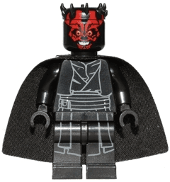 Darth Maul - Horns and Cape, Printed Legs