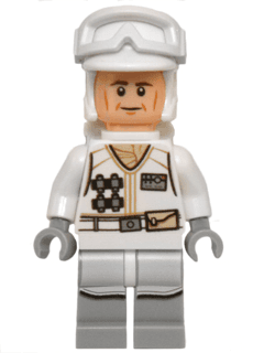 LEGO Hoth Rebel Trooper White Uniform (Cheek Lines) (sw0678) Star Wars Minifigure