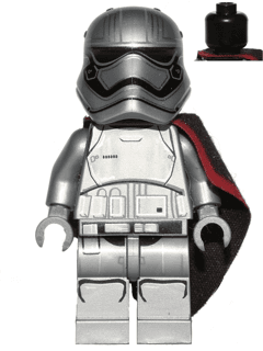 LEGO Captain Phasma (Rounded Mouth Pattern) (sw0684) Star Wars Minifigure