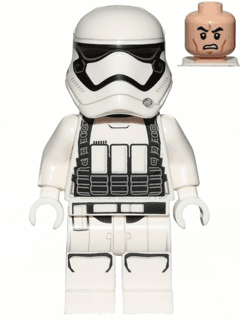LEGO First Order Heavy Assault Stormtrooper (Rounded Mouth Pattern) (sw0695) Star Wars Minifigure