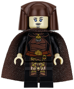 Luminara Unduli - Dark Brown Headgear, Cape
