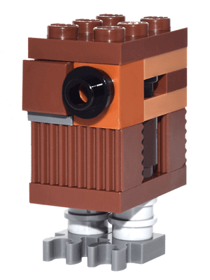 LEGO Gonk Droid (GNK Power Droid) Reddish Brown (sw0767) Star Wars Minifigure