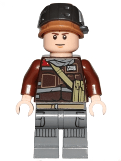 Rebel Trooper - Light Nougat Head, Helmet with Pearl Dark Gray Band (Private Calfor)