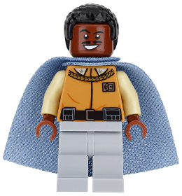 Lando Calrissian - General Insignia (Light Bluish Gray Legs)