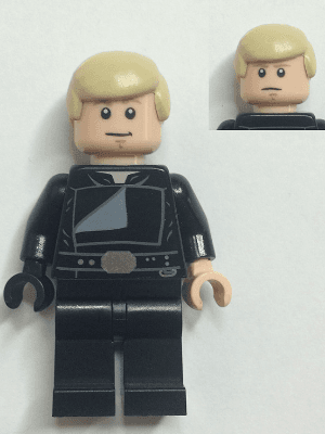 LEGO Luke Skywalker (Jedi Master Endor Tan Hair Stern / Smile) (sw0880a) Star Wars Minifigure