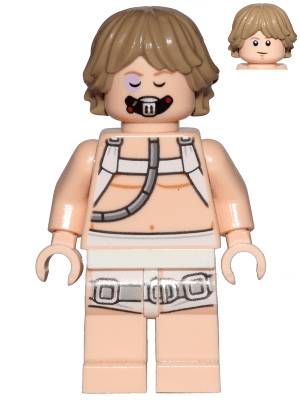 LEGO Luke Skywalker (Bacta Tank Outfit Dark Tan Hair) (sw0957) Star Wars Minifigure