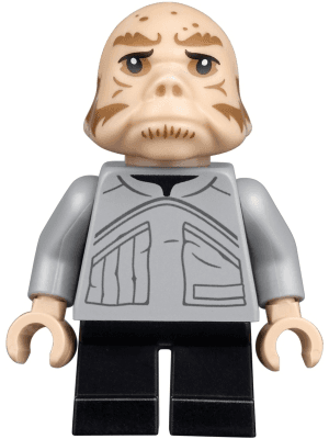 Ugnaught - Light Bluish Gray Shirt, Black Short Legs
