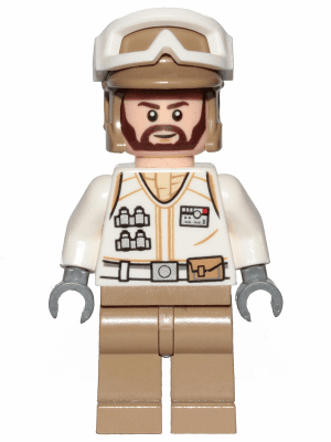 LEGO Hoth Rebel Trooper White Uniform (sw1008) Star Wars Minifigure