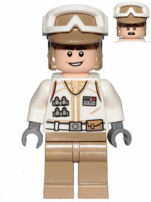 LEGO Hoth Rebel Trooper White Uniform (sw1016) Star Wars Minifigure