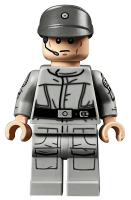 Imperial Crew - Dark Bluish Gray Cap, Printed Arms