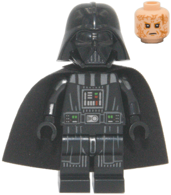 Darth Vader - Light Nougat Head, Printed Arms