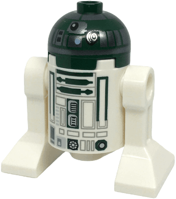 Astromech Droid, R4-P44 - Dark Silver Band Around Dome