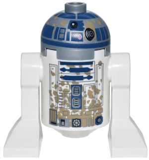 Astromech Droid, R2-D2™ - Dirt Stains on Front and Back, without Dirt Stains on Top Panels