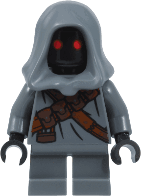 Jawa - Dark Bluish Gray Offworld Outfit, Straps with Pouches